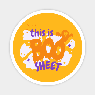 This is BOO sheet quote with ghost Magnet